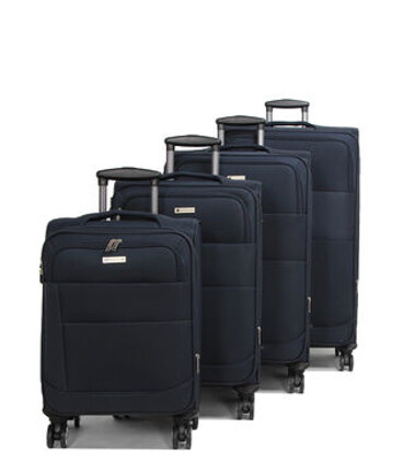 Набор чемоданов Airtex 620 Worldline 4 в 1 синий картинка, изображение, фото