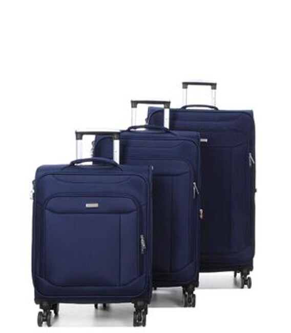 Набор Чемоданов Snowball 87303 3 в 1 синий фото, картинка, изображение