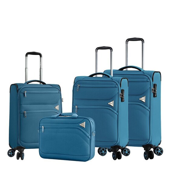 Набор Чемоданов Snowball 21505 4 в 1 голубой фото, картинка, изображение