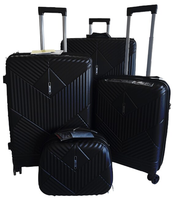 Набор чемодан Airtex 639 черный + кейс фото, картинка, изображение