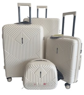 Набор чемодан Airtex 639 бежевый + кейс фото, картинка, изображение