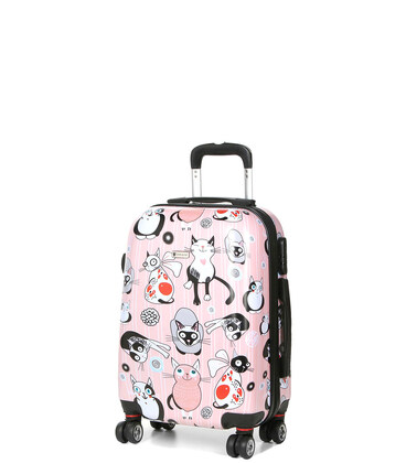 Чемодан Airtex 809 Pink Cat Worldline Mini картинка, изображение, фото