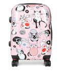 Валіза Airtex 809 Pink Cat Worldline маленька S картинка, зображення, фото