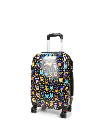 Чемодан Airtex 809 Black Hibou Worldline маленький S фото, картинка, изображение