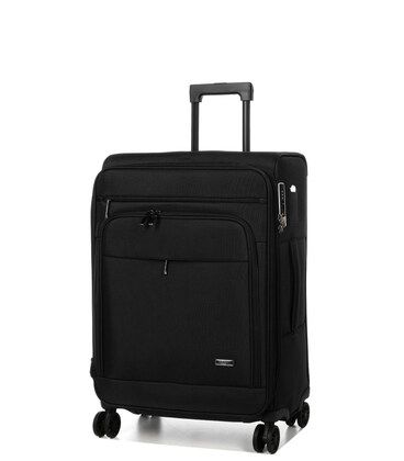 Чемодан Airtex 829 Midi Gemini черный фото, картинка, изображение
