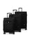 Комплект из 3 чемоданов Airtex 829 Gemini черный картинка, изображение, фото