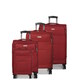 Набор чемоданов Airtex 620 Worldline 4 в 1 бордовый фото