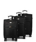 Набор чемоданов Airtex 619 Worldline 3 в 1 черный картинка, изображение, фото