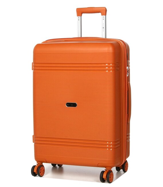 Чемодан Snowball 21204 средний M Valparaiso оранжевый фото, картинка, изображение