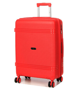 Чемодан Snowball 21204 средний M Valparaiso красный фото, картинка, изображение