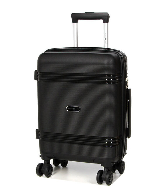 Чемодан Snowball 21204 XS Valparaiso черный фото, картинка, изображение
