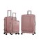 Набір валіз Snowball 31403 рожеве золото - картинка, зображення, фото валізи
