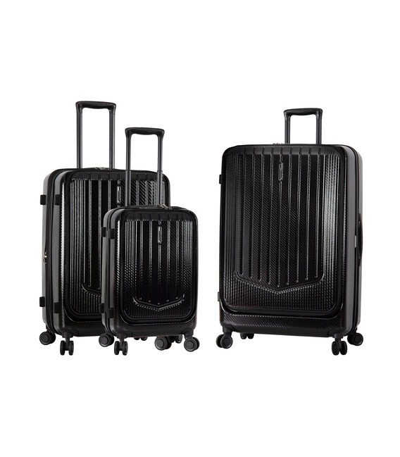 Набір валіз Snowball 31403 чорний - картинка, зображення, фото валізи