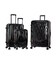 Комплект чемоданов Snowball 31403 черный фото, картинка, изображение