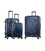 Комплект чемоданов Snowball 31403 синий картинка, изображение, фото
