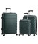 Набір Валіз Snowball 33603 3 в 1 темно-зелений - картинка, зображення, фото валізи