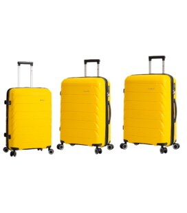 Набор Чемоданов Snowball 33603 3 в 1 желтый фото, картинка, изображение
