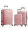 Набір Валіз Snowball 33603 3 в 1 рожеве золото - картинка, зображення, фото валізи