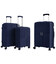Набір валіз Snowball 20403 синій - картинка, зображення, фото валізи