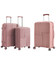 Набір валіз Snowball 20403 рожеве золото - картинка, зображення, фото валізи