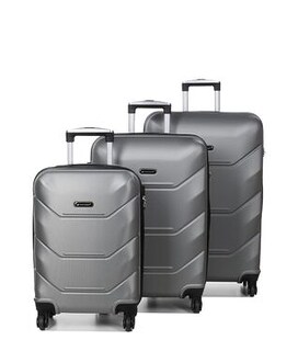 Набор чемоданов Madisson 32303 Samui серебристый фото, картинка, изображение