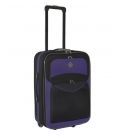 Чемодан Bonro Best средний M черно-фиолетовый фото, картинка, изображение