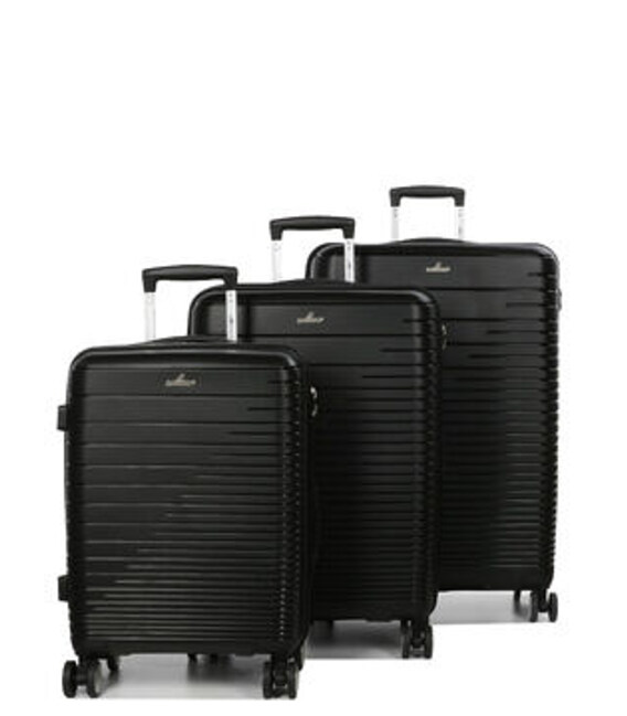 Набор чемоданов Snowball 33703 Naxos черный фото, картинка, изображение