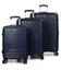Набор чемоданов Snowball 33703 Naxos синий фото, картинка, изображение