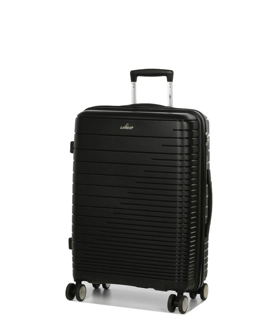 Чемодан Snowball 33703 средний M Naxos черный фото, картинка, изображение