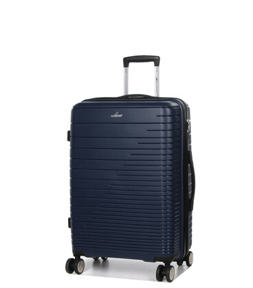 Чемодан Snowball 33703 Midi Naxos синий фото, картинка, изображение
