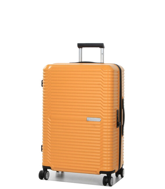 Чемодан Snowball 20603 средний M Acapulco желтый фото, картинка, изображение