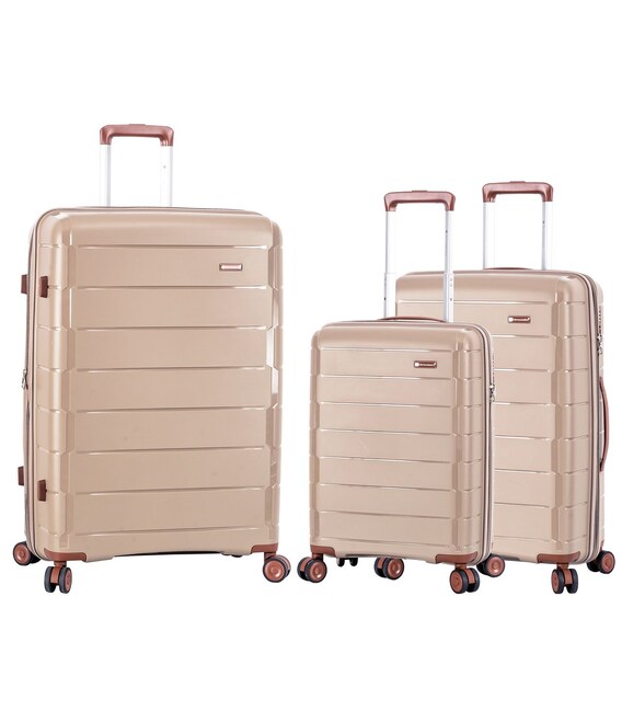 Набір Валіз Snowball 20303 3 в 1 шампань картинка, зображення, фото