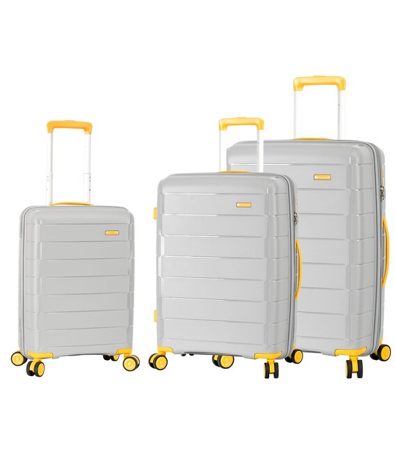 Набор Чемоданов Snowball 20303 3 в 1 серебристый фото, картинка, изображение