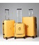 Набір Валіз Snowball 35203 3 в 1 жовтий - картинка, зображення, фото валізи