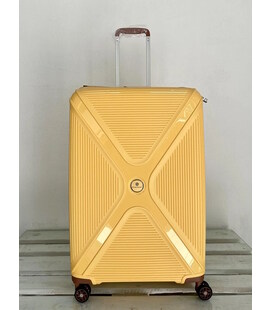 Чемодан Snowball 84803 средний M желтый фото, картинка, изображение