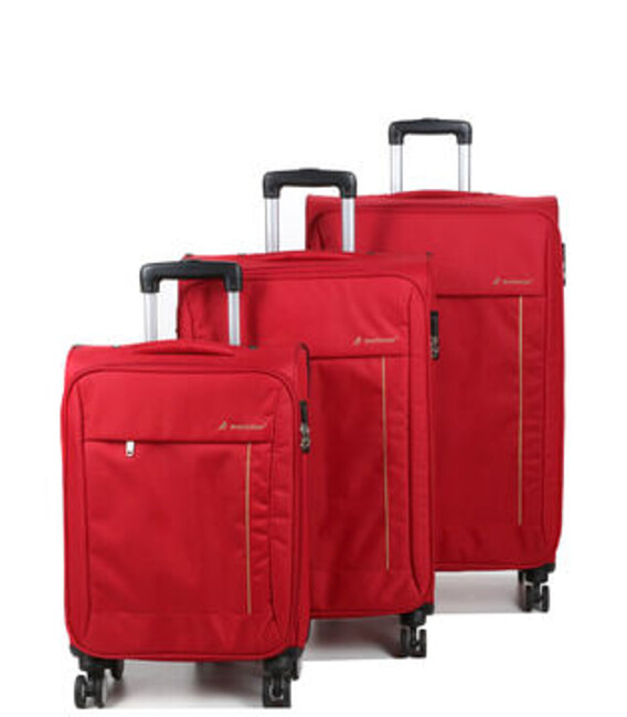 Набор чемоданов Madisson 35703 Londres красный фото, картинка, изображение