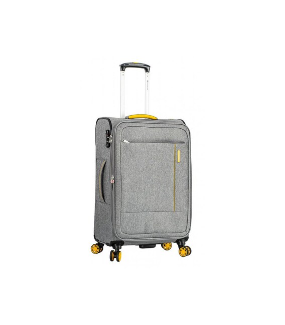 Валіза Snowball 39303 середня M сіра - картинка, зображення, фото валізи