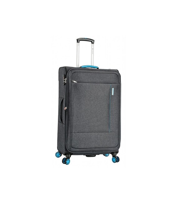 Валіза Snowball 39303 середня M чорна - картинка, зображення, фото валізи