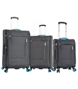 Набор чемоданов Snowball 39303 черный фото, картинка, изображение