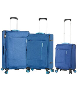 Набор чемоданов Snowball 39303 синий фото, картинка, изображение