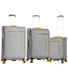 Набор чемоданов Snowball 39303 серый