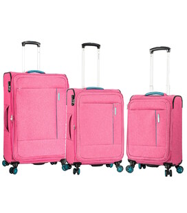 Набор чемоданов Snowball 39303 розовый фото, картинка, изображение
