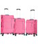 Набір валіз Snowball 39303 рожевий - картинка, зображення, фото валізи