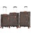 Набор чемоданов Snowball 39303 коричневый картинка, изображение, фото
