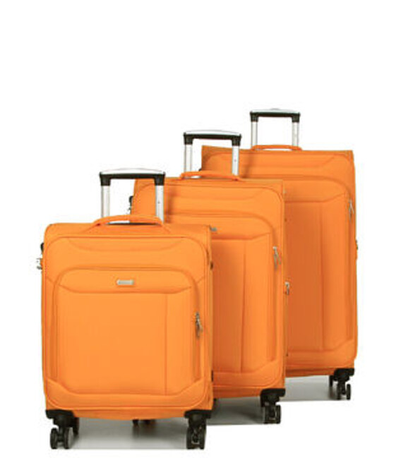 Набір Валіз Snowball 87303 3 в 1 жовтий - картинка, зображення, фото валізи