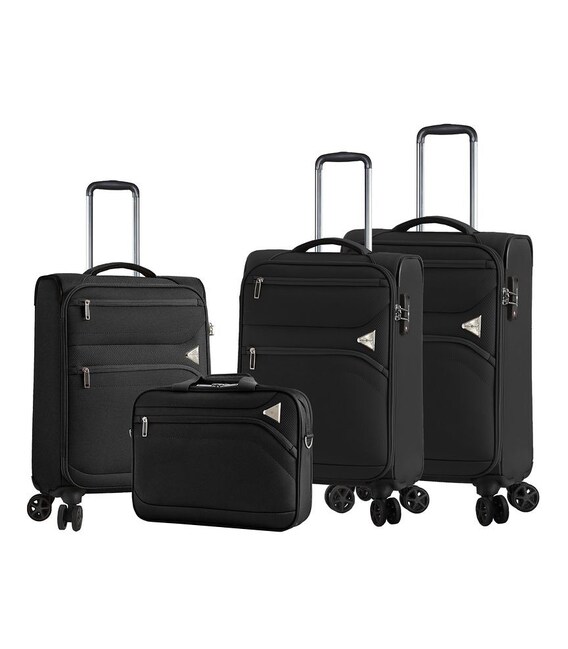 Набір Валіз Snowball 21505 4 в 1 чорний - картинка, зображення, фото валізи