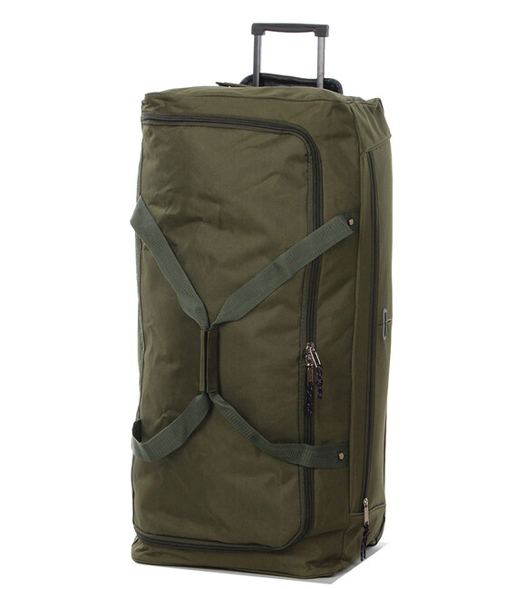 Сумка дорожная на колесах Madisson 21082 зеленая фото, картинка, изображение