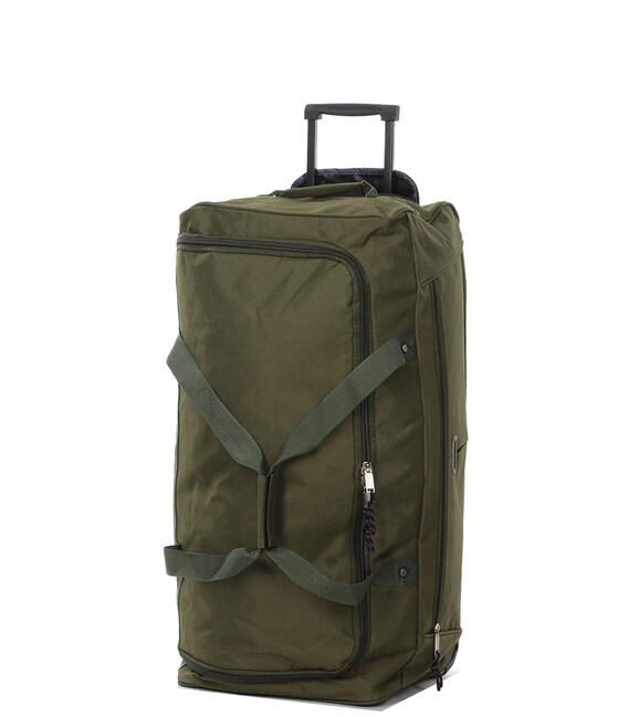 Сумка дорожня на колесах Madisson 21072 зелена картинка, зображення, фото