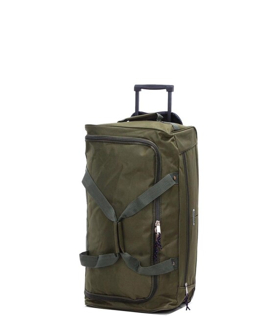 Сумка дорожная на колесах Madisson 21062 зеленая фото, картинка, изображение