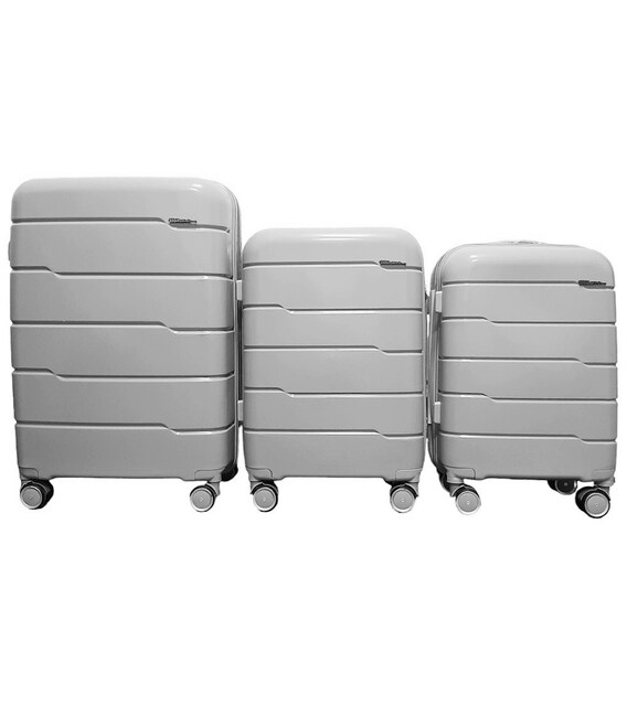 Набір валіз Milano 0305 срібний картинка, зображення, фото